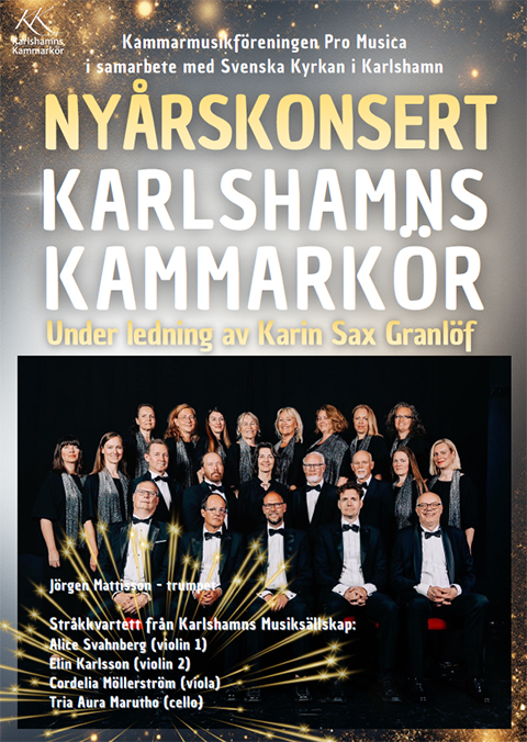 Programblad nyårskonsert 2025